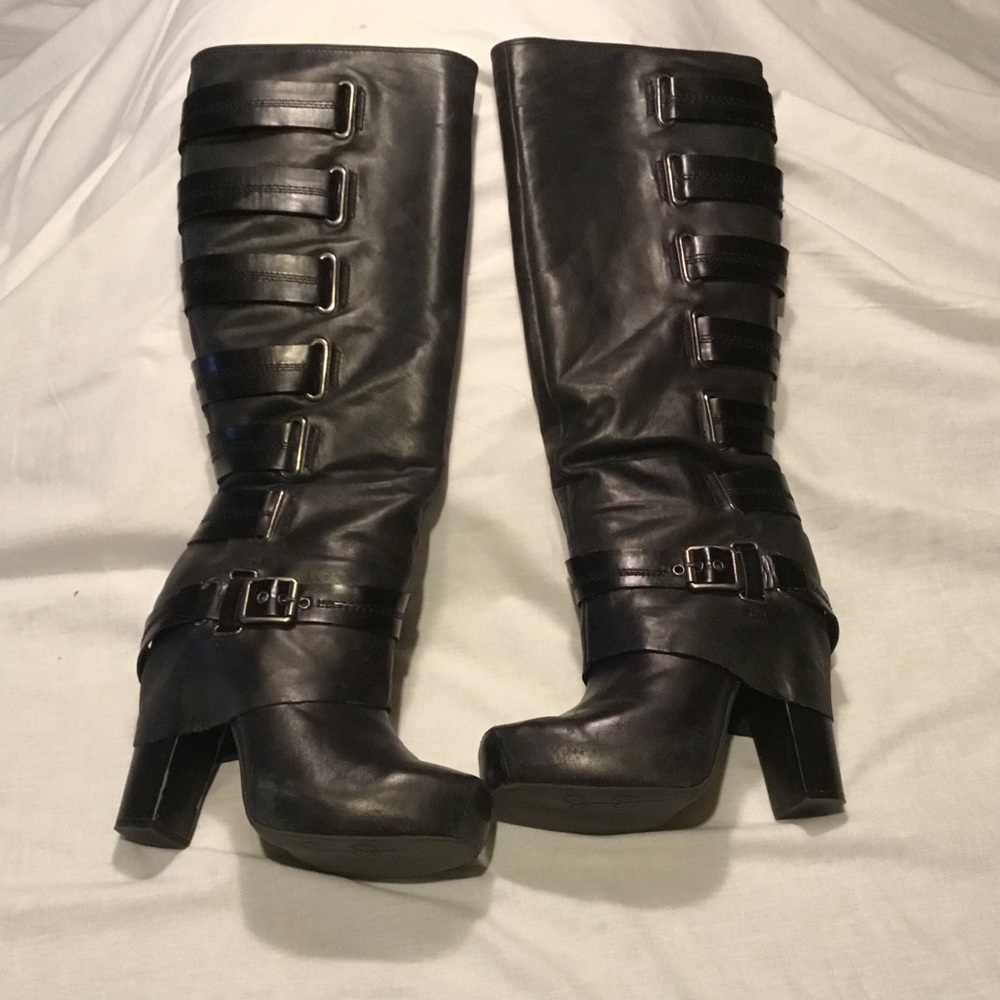 Jessica Simpson Black Gilly Boots